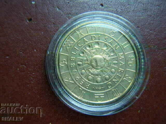 5 Euro 2020 San Marino "Sagittarius"- Unc (zodiac - Sagittarius) - 7 5 Euro 2020 San Marino "Sagittarius"- Unc (zodiac - Sagittarius) - 7