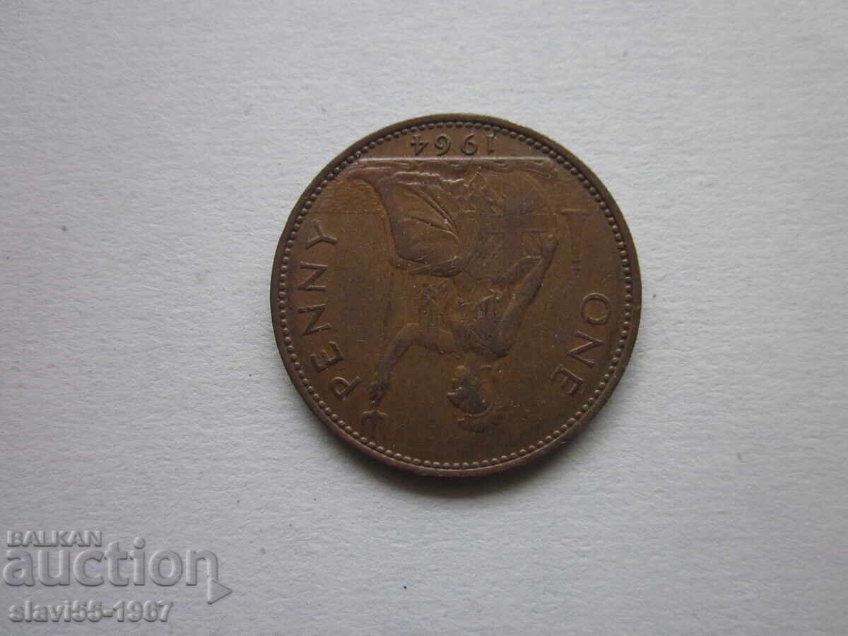 Auction  ONE PENNY 1964 ENGLAND BZC!!!