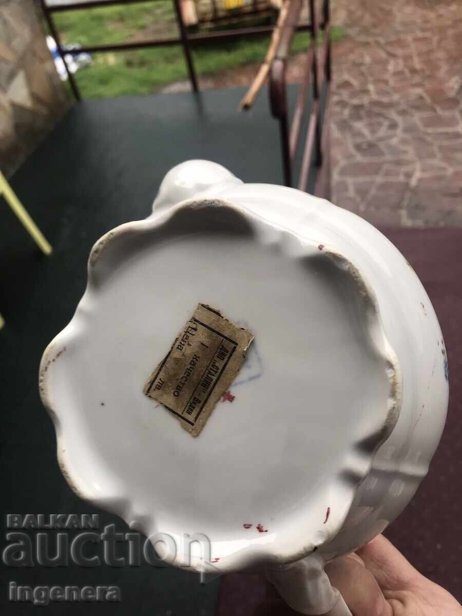 PORCELAIN TEAPOT BULGARIA LABEL - 5 PORCELAIN TEAPOT BULGARIA LABEL - 5