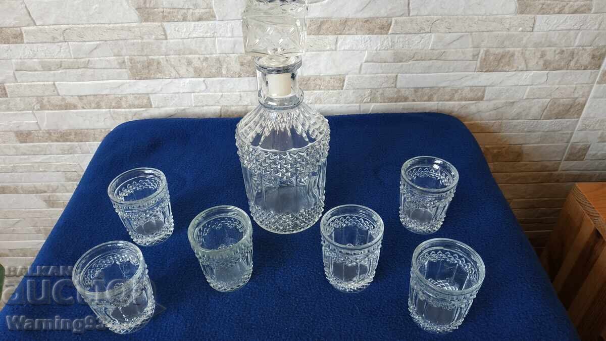 Ολοκαίνουργιο σερβίτσιο ρακής - 7 τεμαχίων - Εργοστάσιο Κίτκα