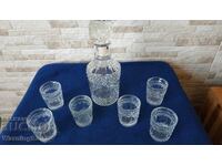 Чисто нов сервиз за ракия - 7 части - Завод Китка