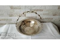 Метална фруктиера / панер от соц-а - НОВ