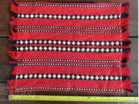 Very Old Hand-Woven Embroidered Pillowcase Tavern - LIKE NEW!
