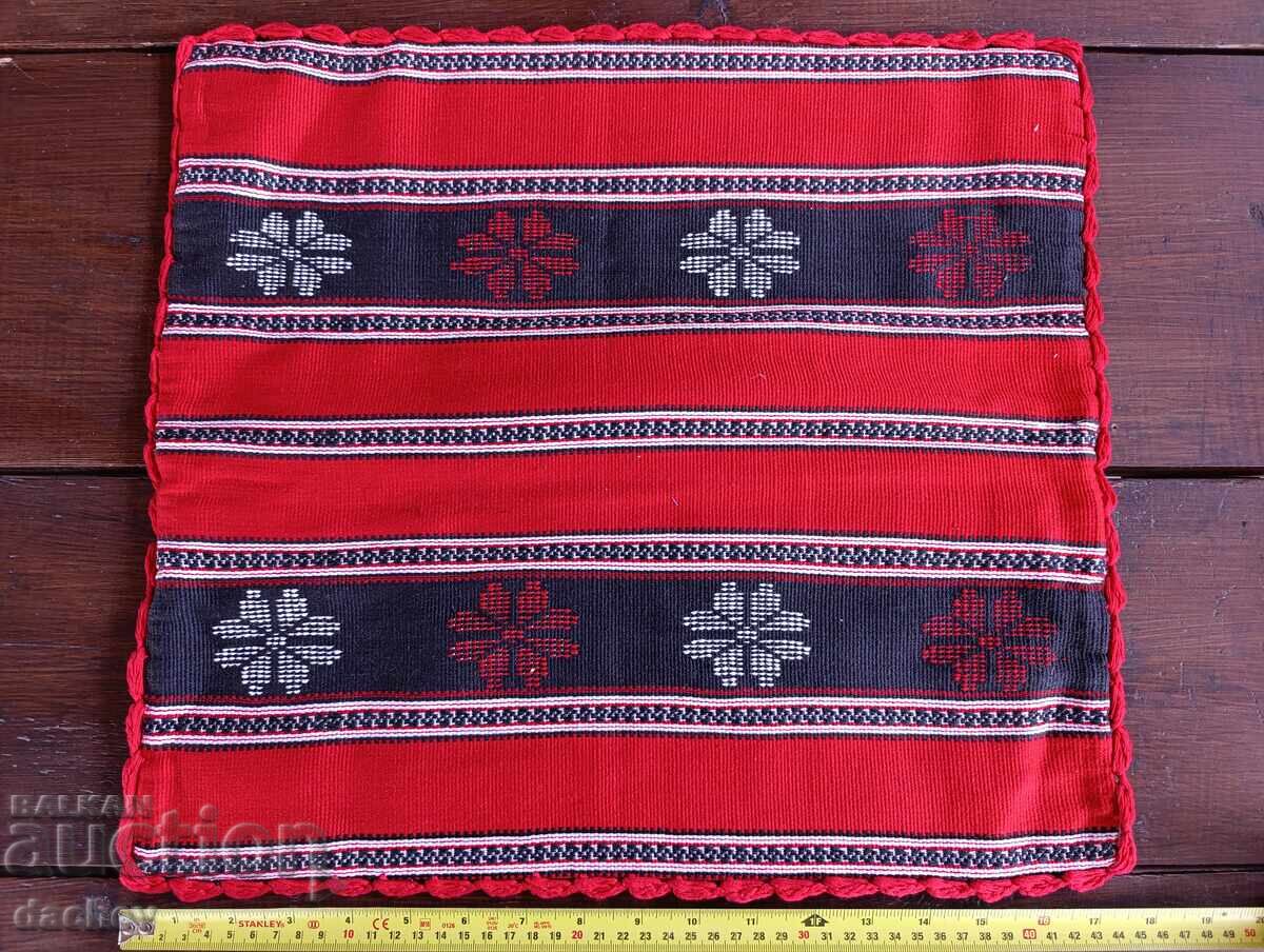 Very Old Hand-Woven Embroidered Pillowcase Tavern - LIKE NEW! Very Old Hand-Woven Embroidered Pillowcase Tavern - LIKE NEW!