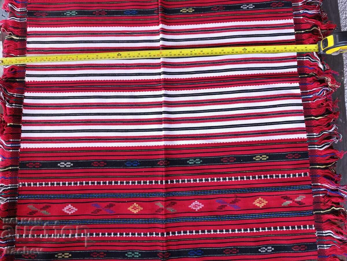 Auction Old LARGE Woven Embroidered Coverlet Checkered Tavern - LIKE NEW! Auction Old LARGE Woven Embroidered Coverlet Checkered Tavern - LIKE NEW!