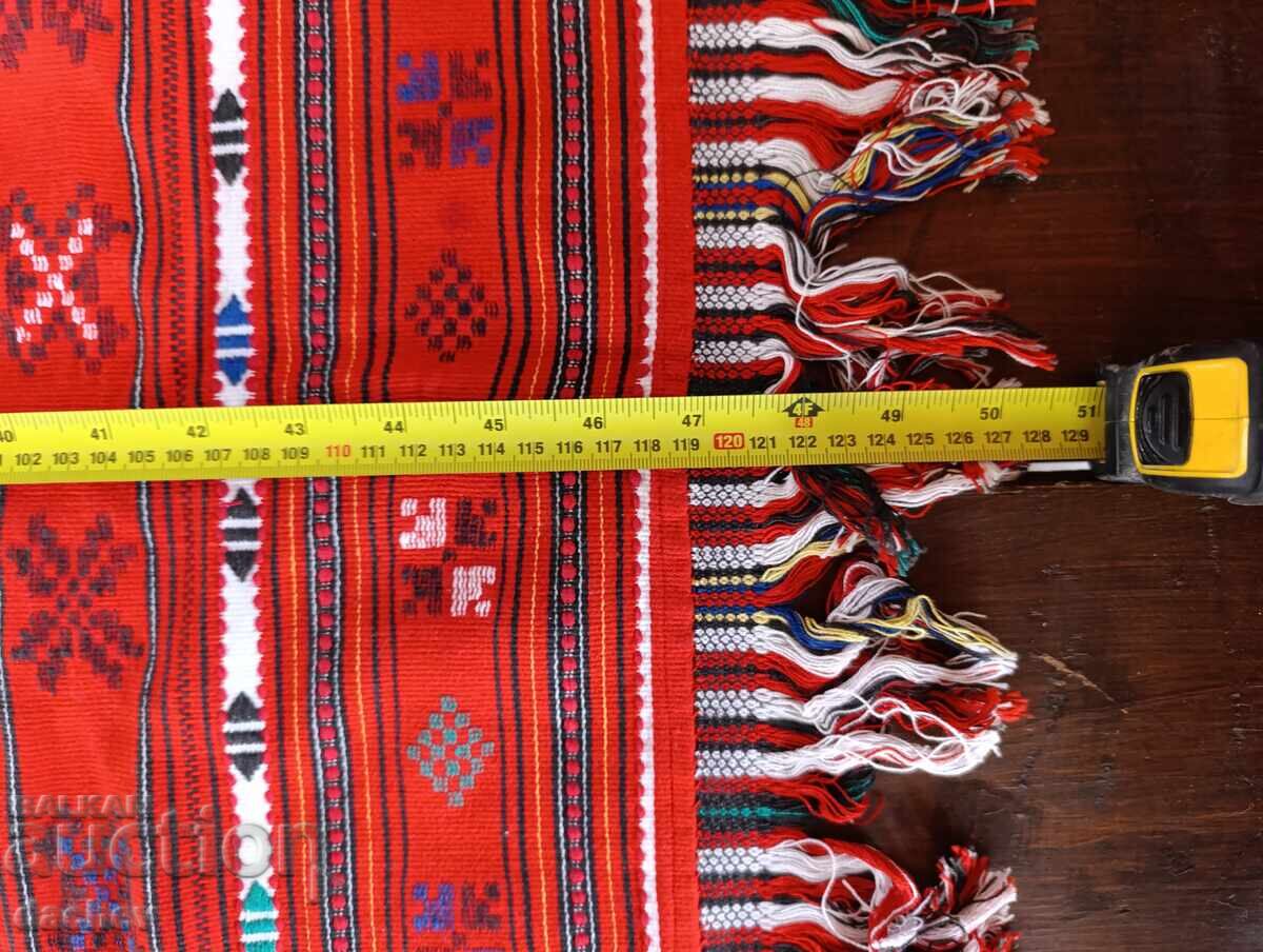 Παλιά ΜΕΓΑΛΗ Υφαντή Κεντημένη Κουβέρτα Καρέ Μεχανά - ΣΑΝ ΚΑΙΝΟΥΡΓΙΑ! με τιμή 100.00 BGN | € 51.13