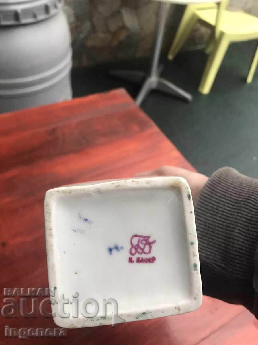 PORCELAIN BOTTLE JAR VINEGAR VINEGAR CONTAINER BULGARIA - 5