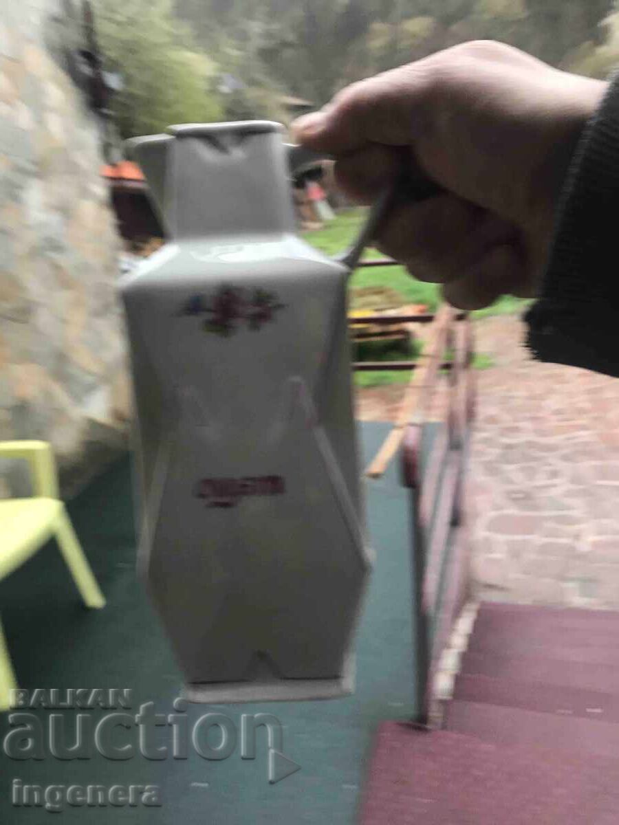 PORCELAIN BOTTLE JAR VINEGAR VINEGAR CONTAINER BULGARIA - 6