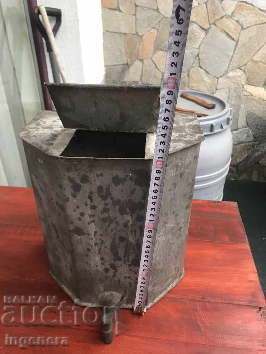 Νιπτήρας ρουστίκ κανελί από γαλβανισμένη λαμαρίνα με τιμή 34.00 BGN | € 17.38 Νιπτήρας ρουστίκ κανελί από γαλβανισμένη λαμαρίνα με τιμή 34.00 BGN | € 17.38