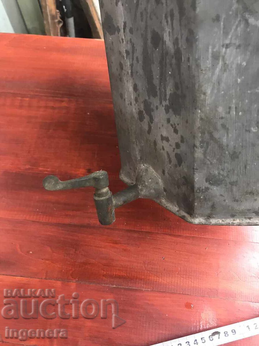 Νιπτήρας ρουστίκ κανελί από γαλβανισμένη λαμαρίνα - 6 Νιπτήρας ρουστίκ κανελί από γαλβανισμένη λαμαρίνα - 6