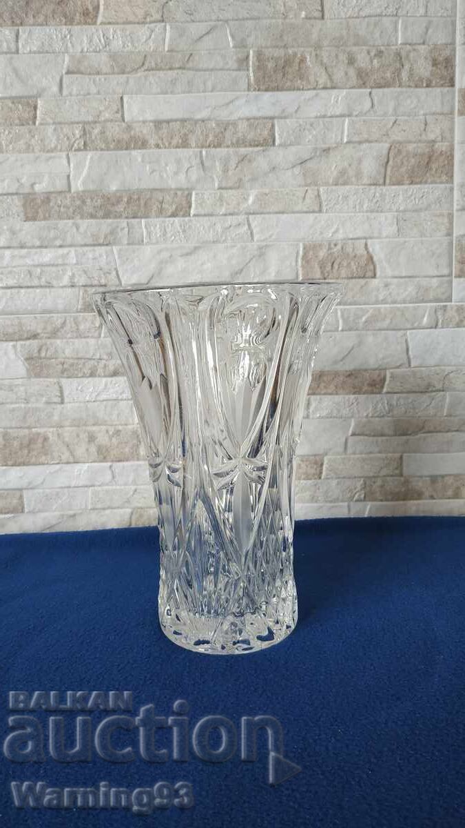 Auction Large crystal vase - Kitka Plant - 22 cm Auction Large crystal vase - Kitka Plant - 22 cm