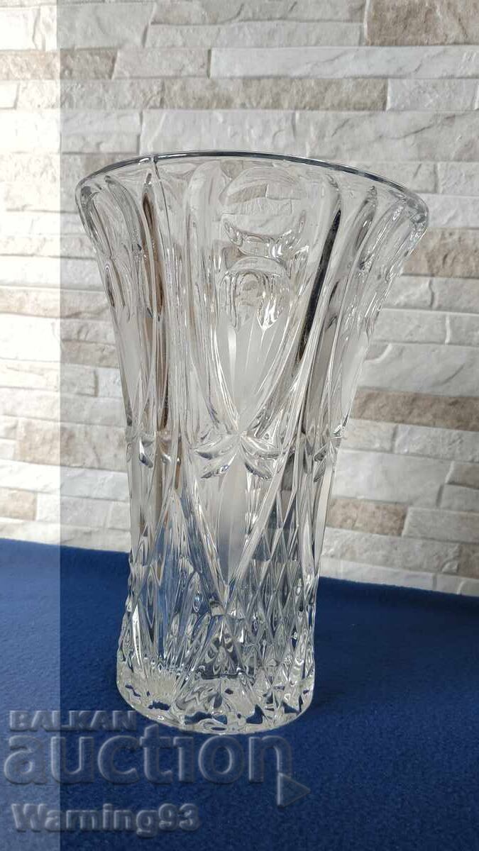 Μεγάλο κρυστάλλινο βάζο - Φυτό Kitka - 22 cm - 5