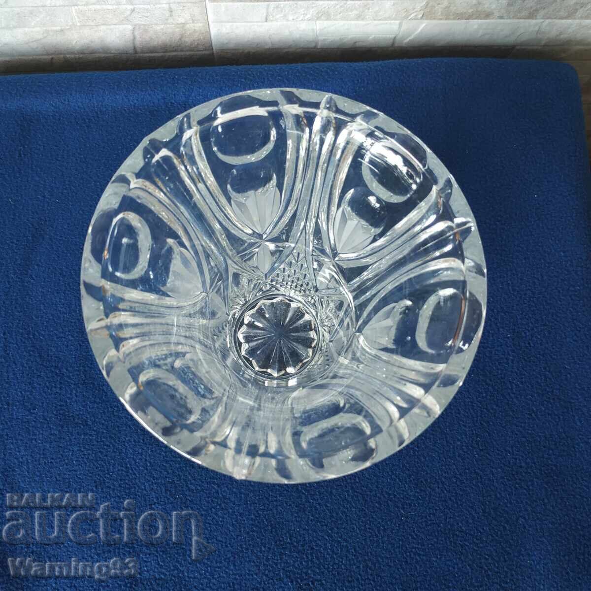 Μεγάλο κρυστάλλινο βάζο - Φυτό Kitka - 22 cm - 7