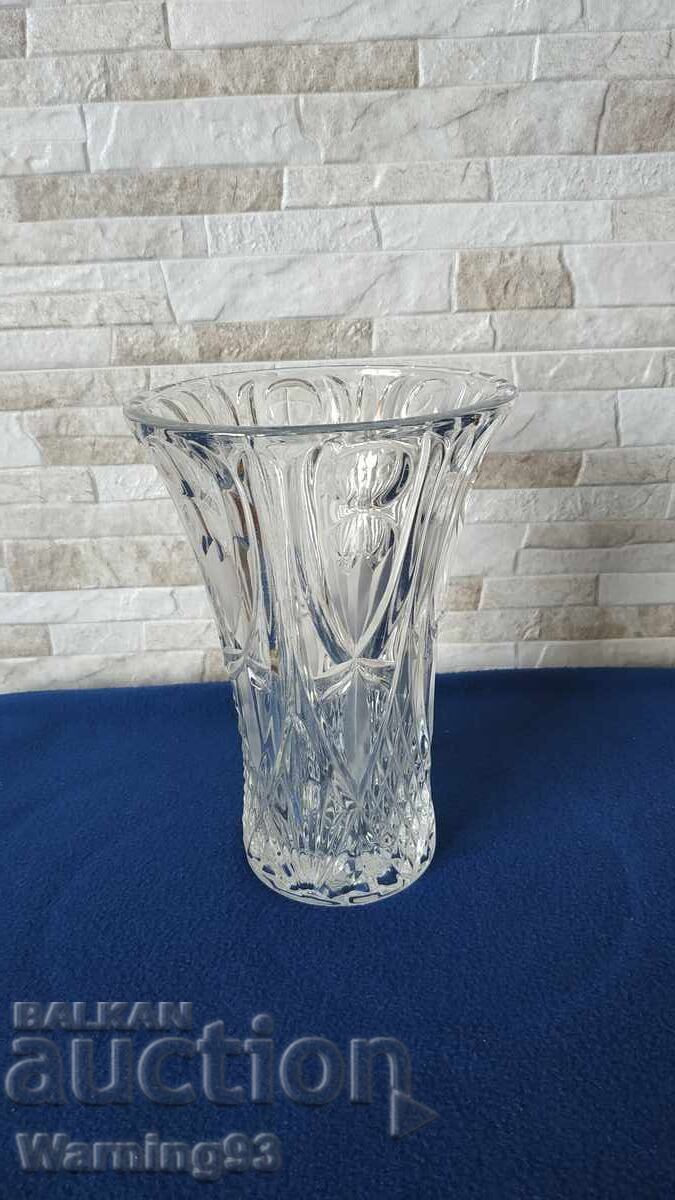 Μεγάλο κρυστάλλινο βάζο - Φυτό Kitka - 22 cm