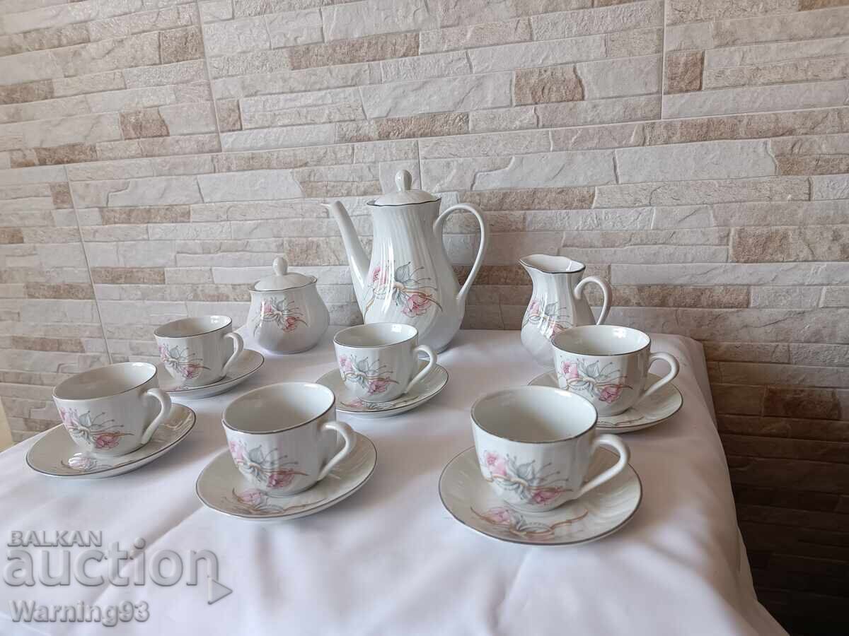 Delivery of Beautiful porcelain coffee service - 17 pieces - Kitka Factory - #1 Delivery of Beautiful porcelain coffee service - 17 pieces - Kitka Factory - #1