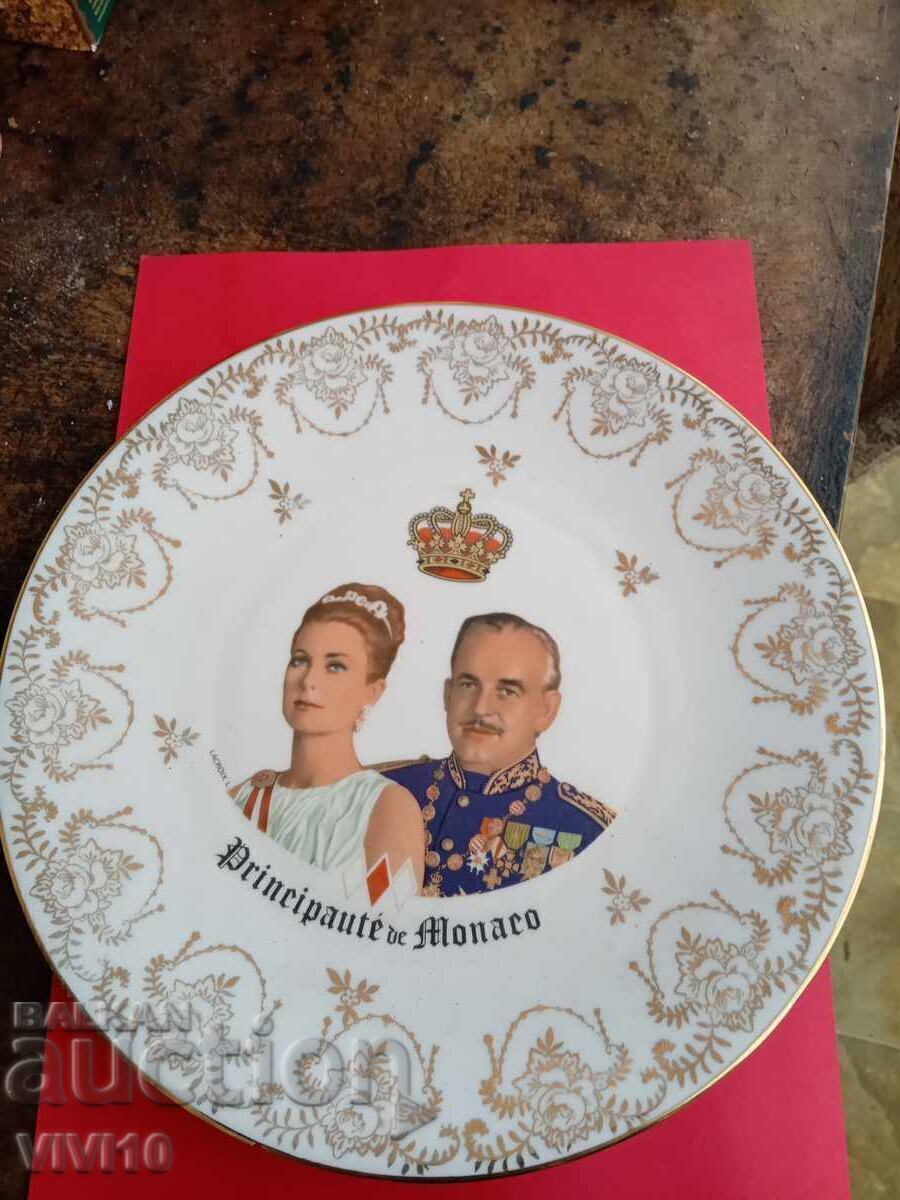 Advertising wall plate limoges