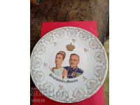 Advertising wall plate limoges