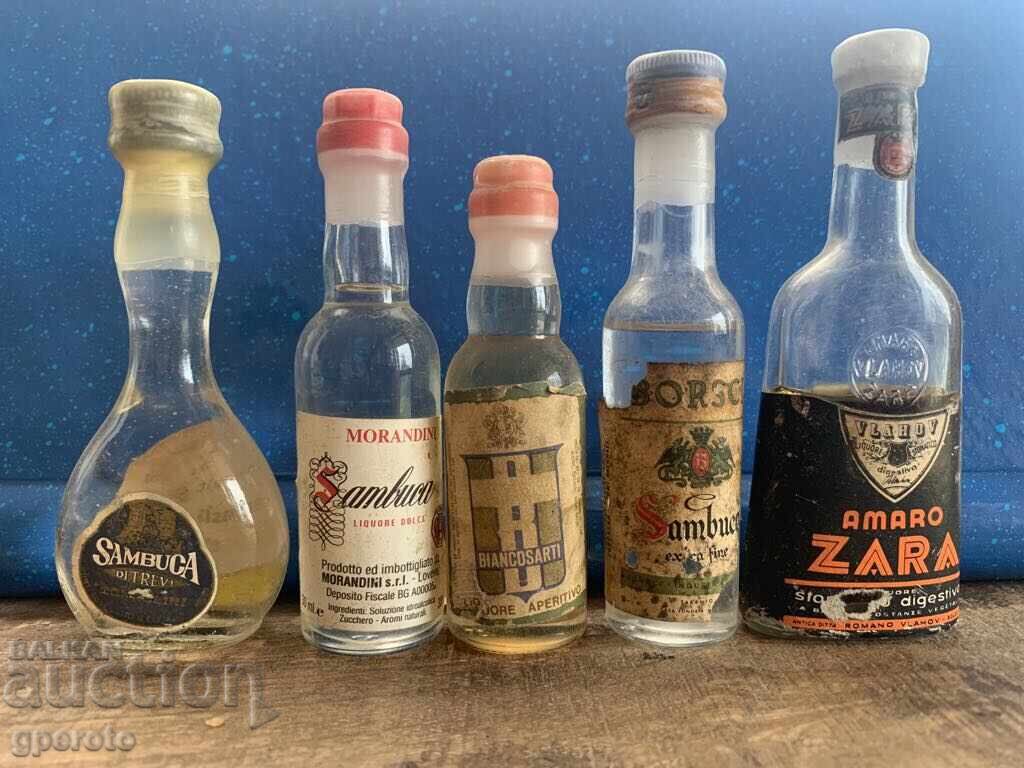 Old souvenir bottles, small bottles for collection - Lot-31