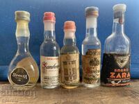 Old souvenir bottles, small bottles for collection - Lot-31