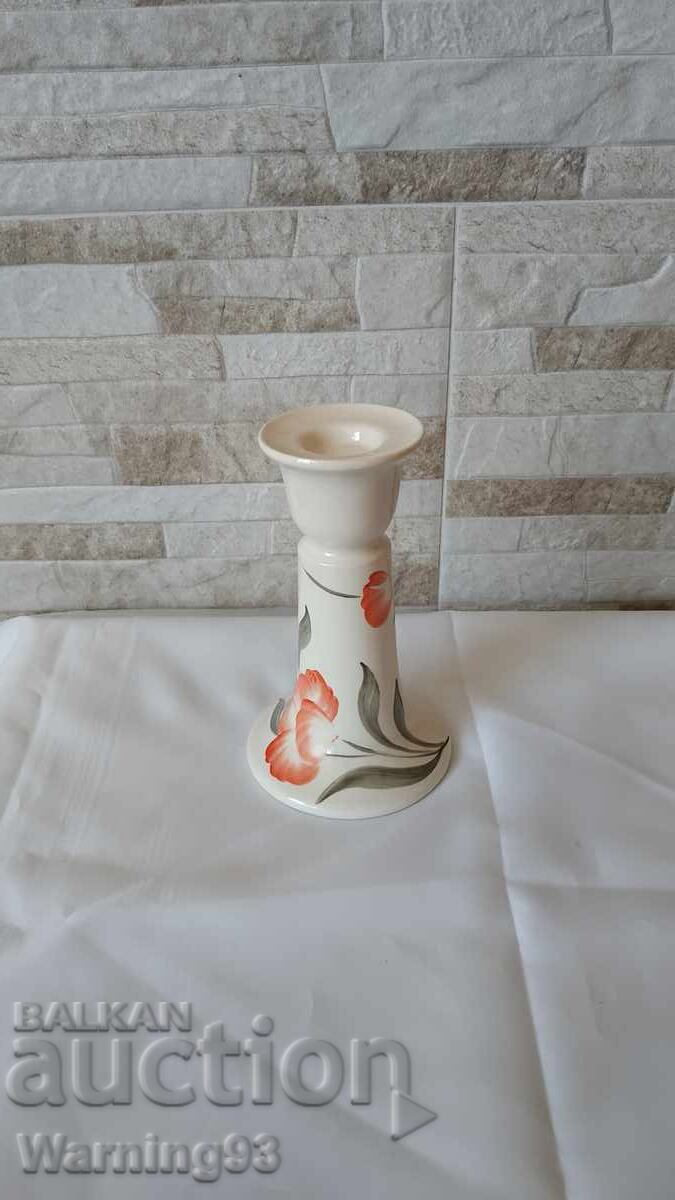 Old porcelain candle holder - Bononia - town of Vidin - 7 Old porcelain candle holder - Bononia - town of Vidin - 7