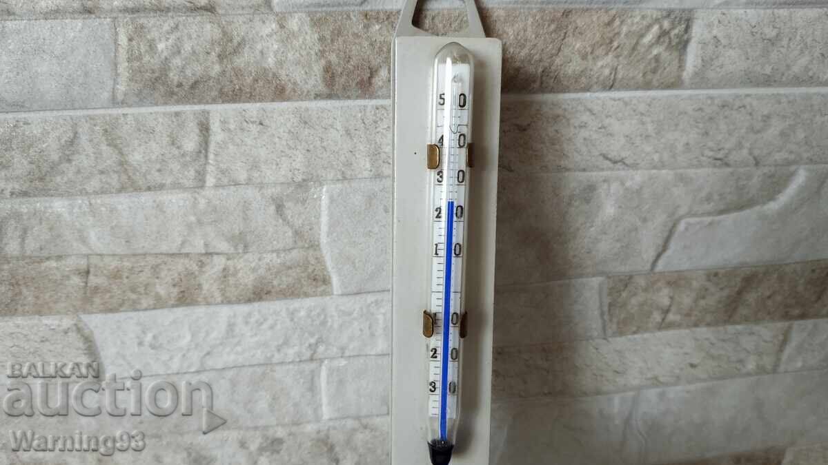 Auction Old metal appliance - thermometer and hygrometer - WSZ KRAKOW Auction Old metal appliance - thermometer and hygrometer - WSZ KRAKOW