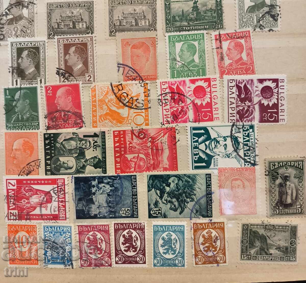 Delivery of Kingdom of Bulgaria Lot of 60 stamps 1911 - 1944 Delivery of Kingdom of Bulgaria Lot of 60 stamps 1911 - 1944