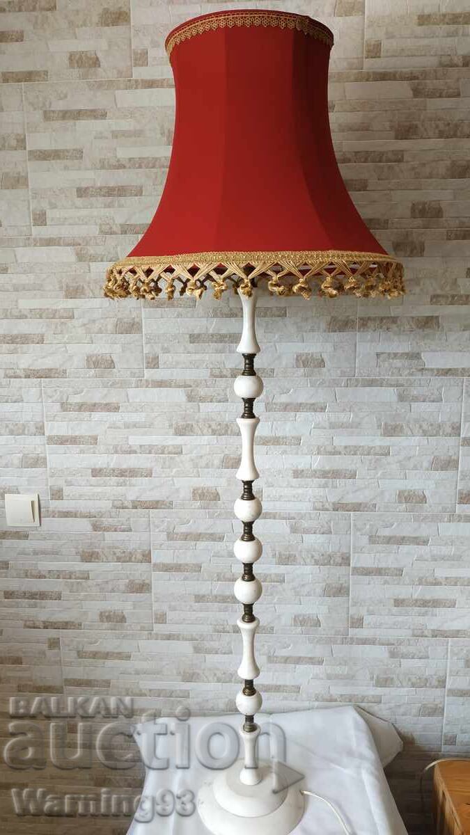 Large old marble floor lamp - night lamp - 150cm - Antique with price 180.00 BGN | € 92.03