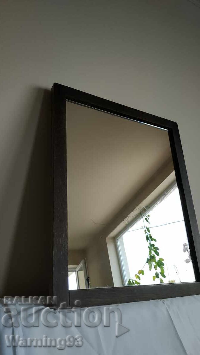 Large old wooden mirror - 85/70 cm with price 85.00 BGN | € 43.46