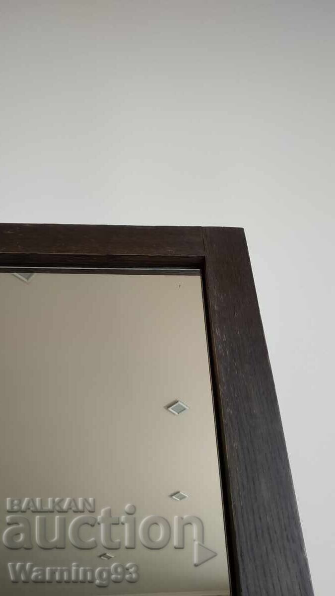 Delivery of Large old wooden mirror - 85/70 cm