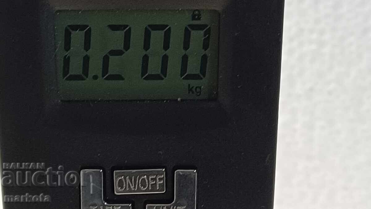 Silver cutlery with cow horn - 7