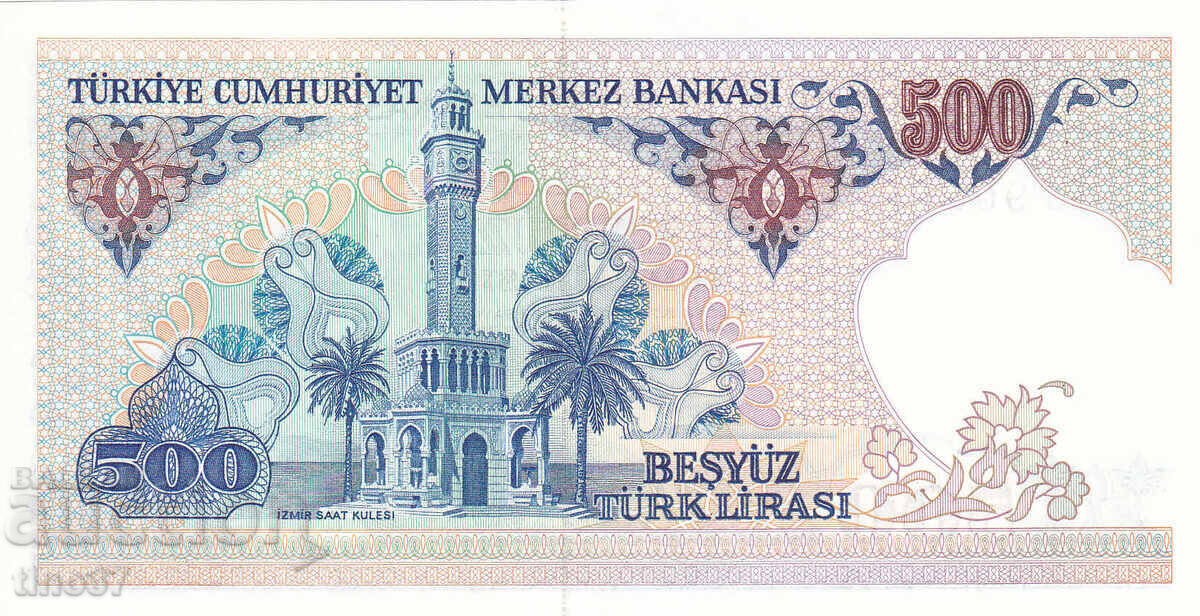 Auction tino37 - TURKEY - 500 LIRA - 1970/84 - UNC Auction tino37 - TURKEY - 500 LIRA - 1970/84 - UNC