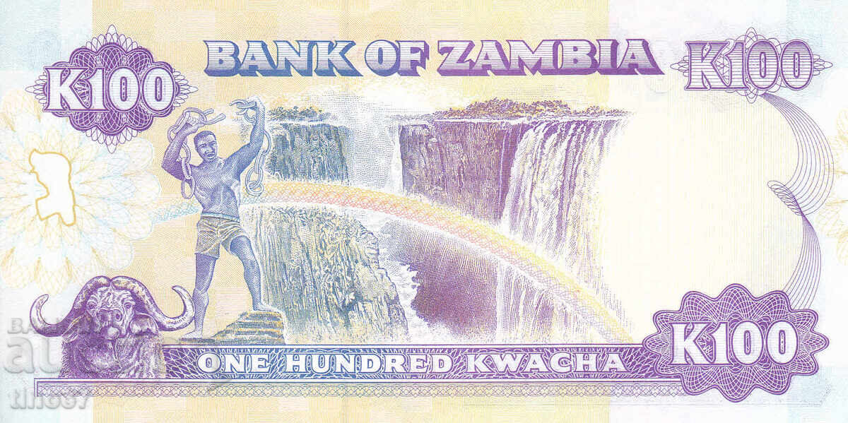 Δημοπρασία tino37- ΖΑΜΒΙΑ - 100 Κουάτσα - 1991 - UNC