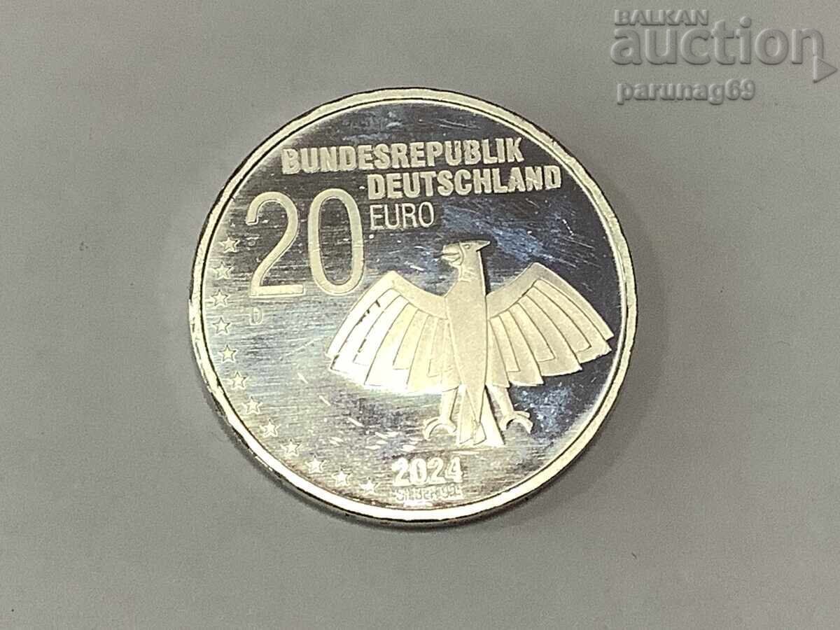 Γερμανία 20 ευρώ 2024 Ασήμι 0,925 με τιμή 52.00 BGN | € 26.59 Γερμανία 20 ευρώ 2024 Ασήμι 0,925 με τιμή 52.00 BGN | € 26.59