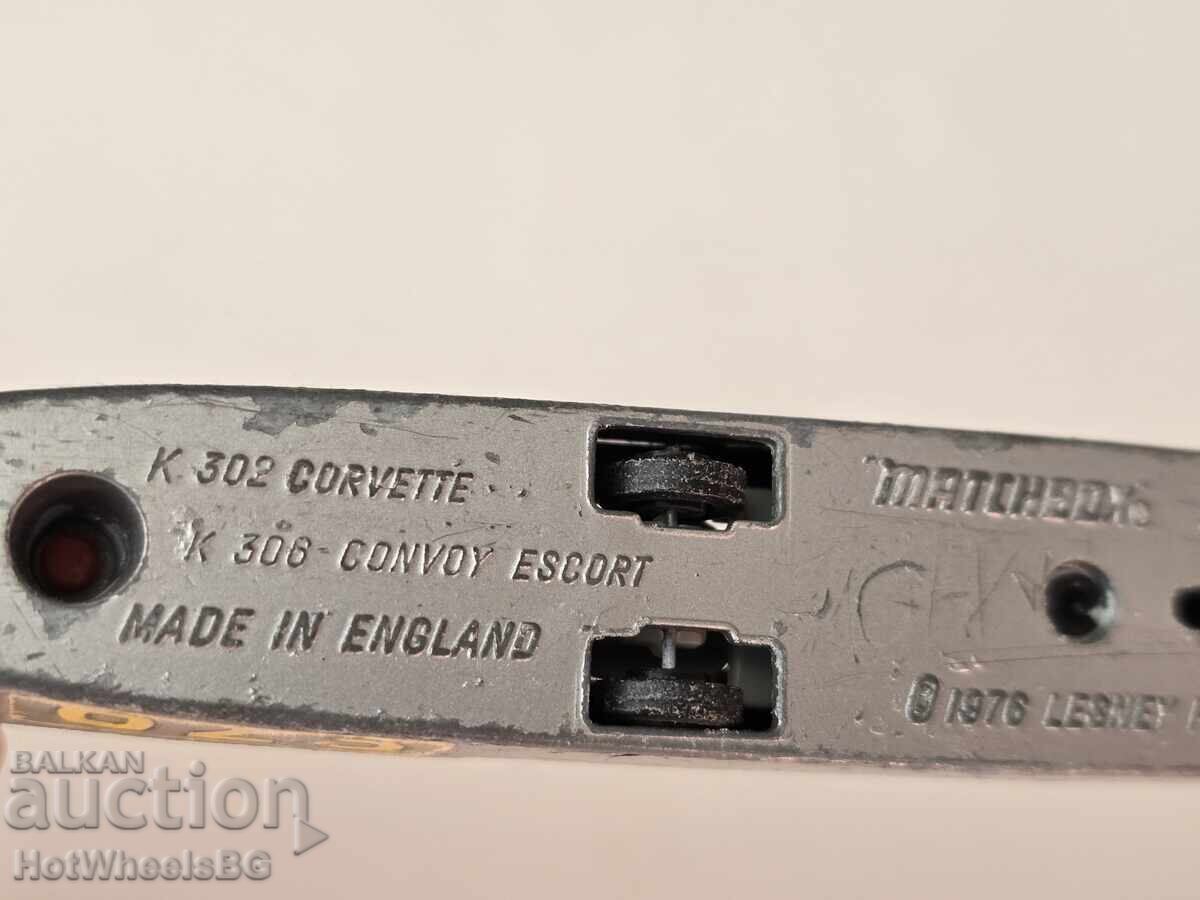 Matchbox SEA KINGS - No K/302 CORVETTE 1976 year - 5 Matchbox SEA KINGS - No K/302 CORVETTE 1976 year - 5