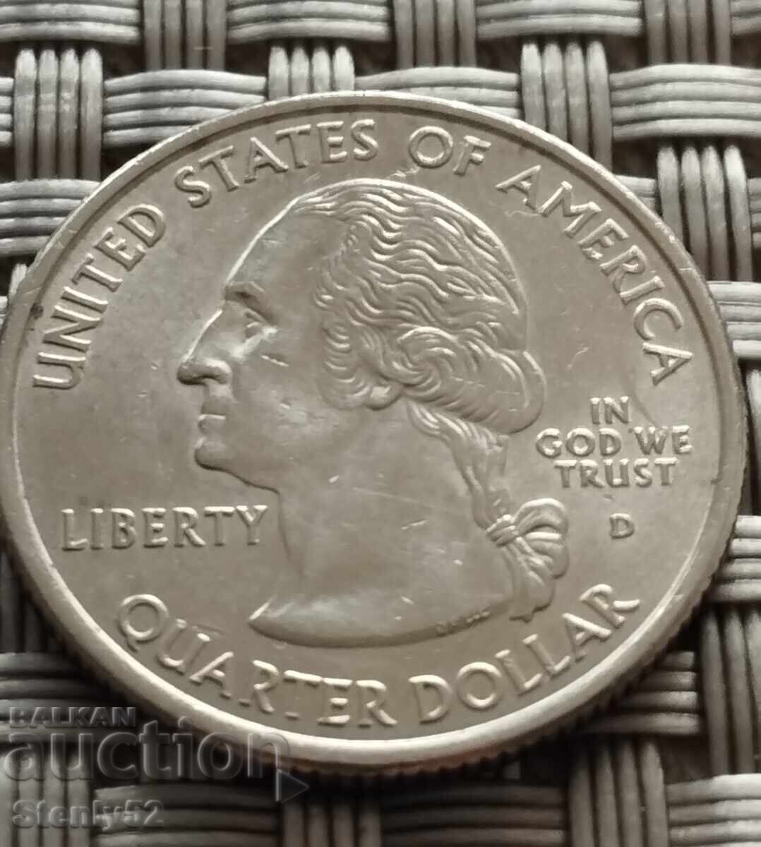 1/4 Dollar 2002 US State, OHIO with price 3.00 BGN | € 1.53 1/4 Dollar 2002 US State, OHIO with price 3.00 BGN | € 1.53