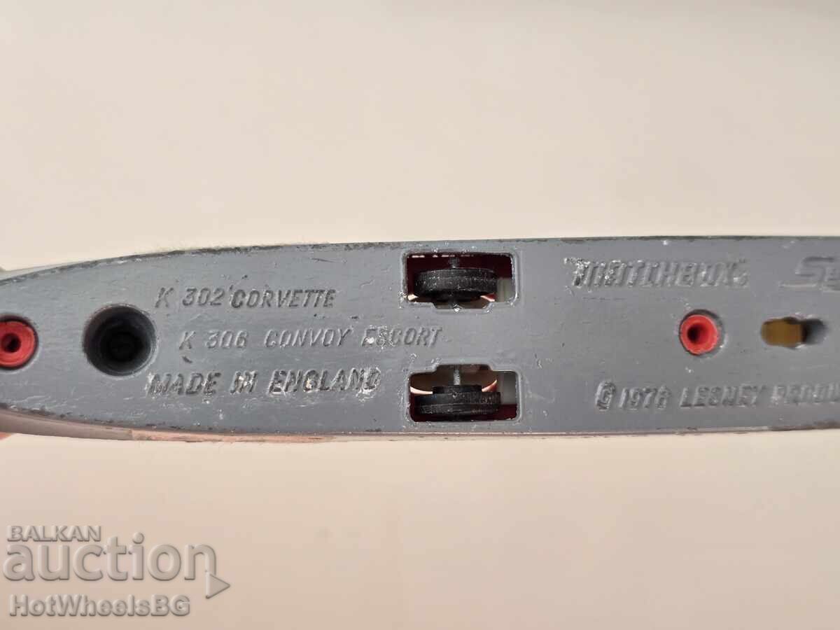 Matchbox SEA KINGS - No K/306 CONVOY ESCORT CORVETTE 1976 - 5 Matchbox SEA KINGS - No K/306 CONVOY ESCORT CORVETTE 1976 - 5