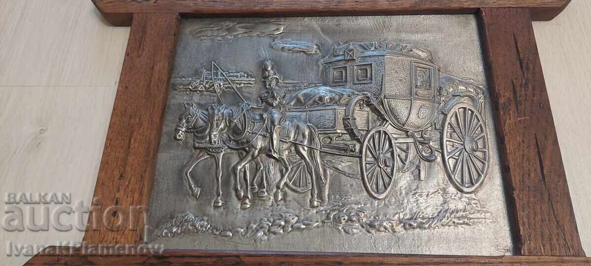 Tablou panoramic, ramă metal, lemn masiv pentru cunoscători cu preț € 26.00 | 50.85 BGN