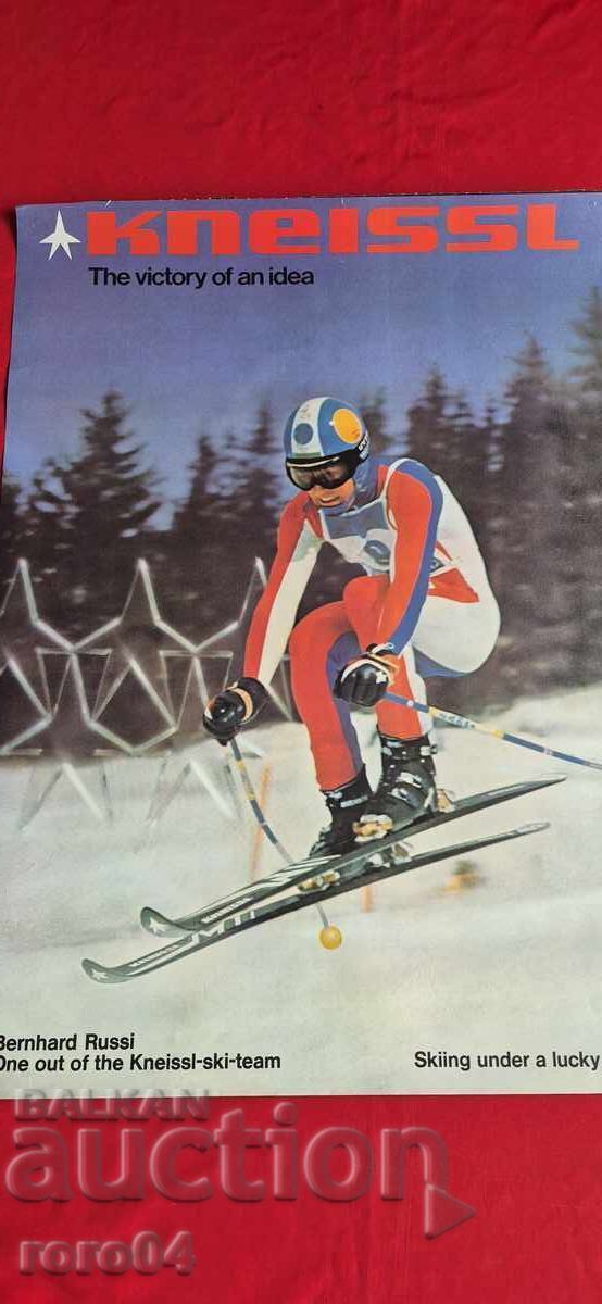ПЛАКАТ -  Bernhard Russi - 1970 г.