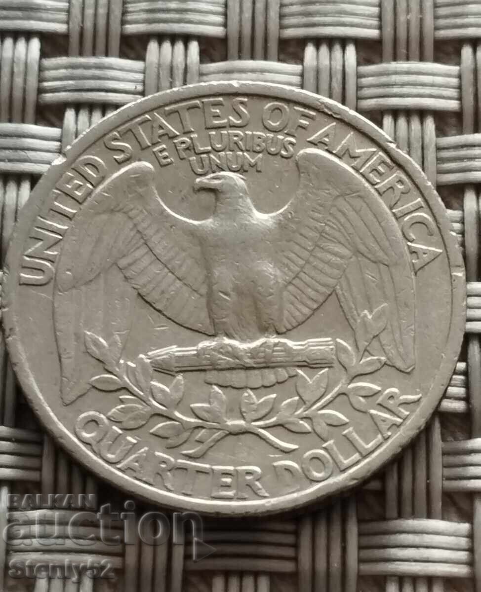 1/4 Dollar 1977 US George Washington with price 4.00 BGN | € 2.05 1/4 Dollar 1977 US George Washington with price 4.00 BGN | € 2.05