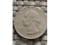1/4 dolar 1995 US George Washington