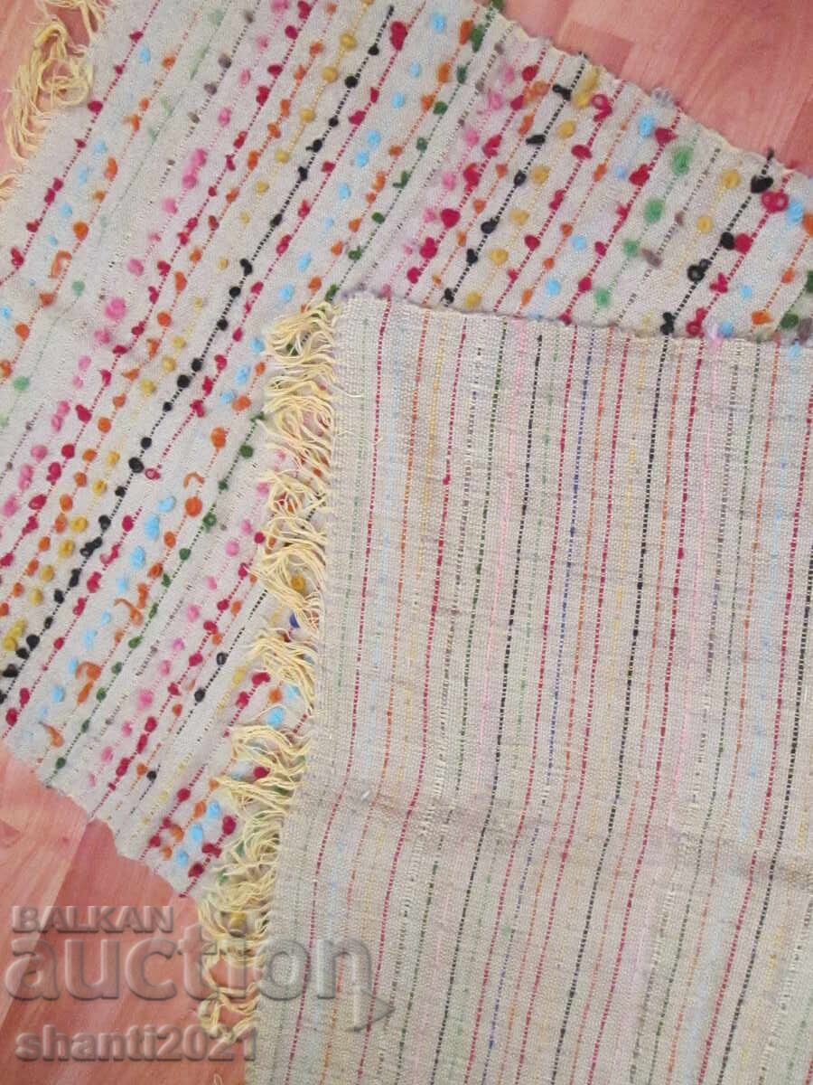 Стара пътека, килимче -памук и бродерия с вълнени конци - 7 Стара пътека, килимче -памук и бродерия с вълнени конци - 7