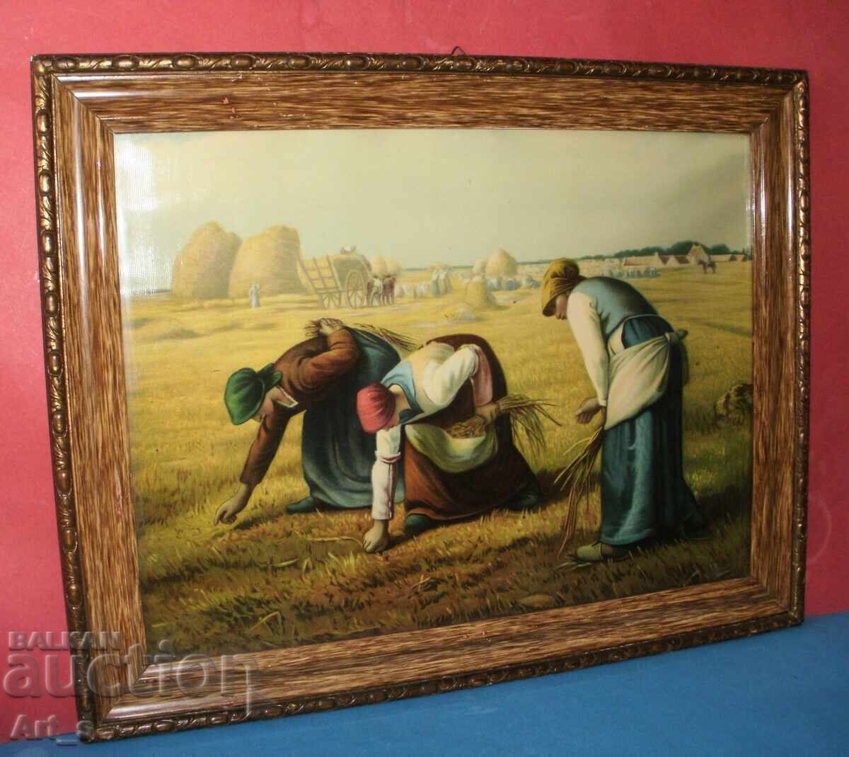 Color print of the painting Des glaneuses by Jean-François Millet with price 26.99 BGN | € 13.80 Color print of the painting Des glaneuses by Jean-François Millet with price 26.99 BGN | € 13.80