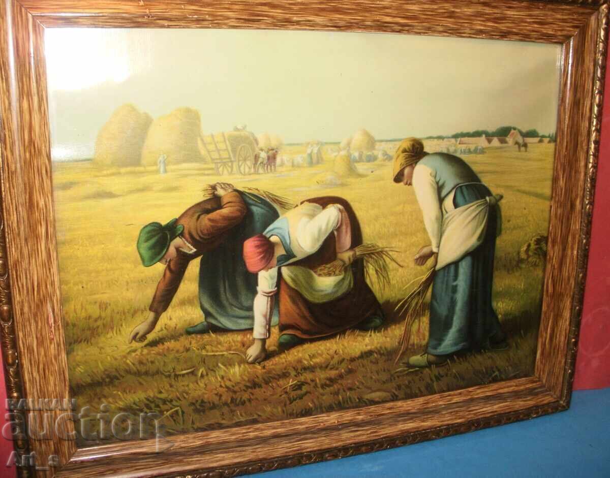 Color print of the painting Des glaneuses by Jean-François Millet - 5 Color print of the painting Des glaneuses by Jean-François Millet - 5