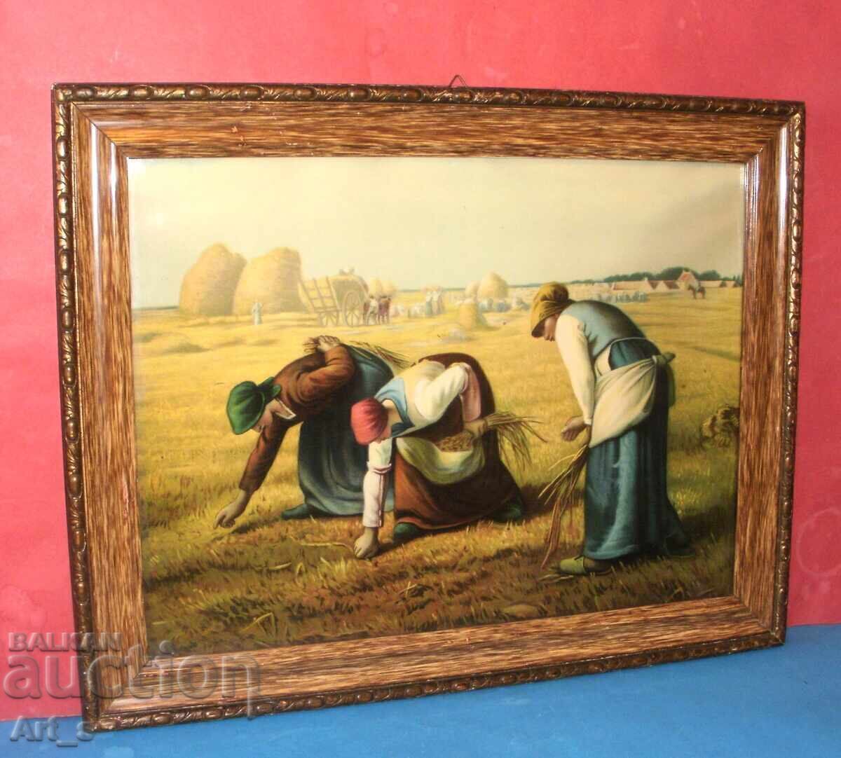 Color print of the painting Des glaneuses by Jean-François Millet - 6 Color print of the painting Des glaneuses by Jean-François Millet - 6