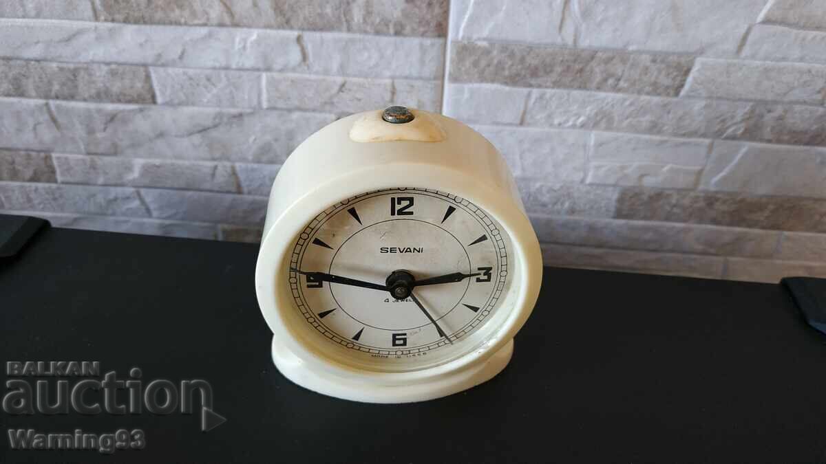 Old Watch / Alarm Clock - SEVANI 4 Jewels - Made in USSR - 6 Old Watch / Alarm Clock - SEVANI 4 Jewels - Made in USSR - 6