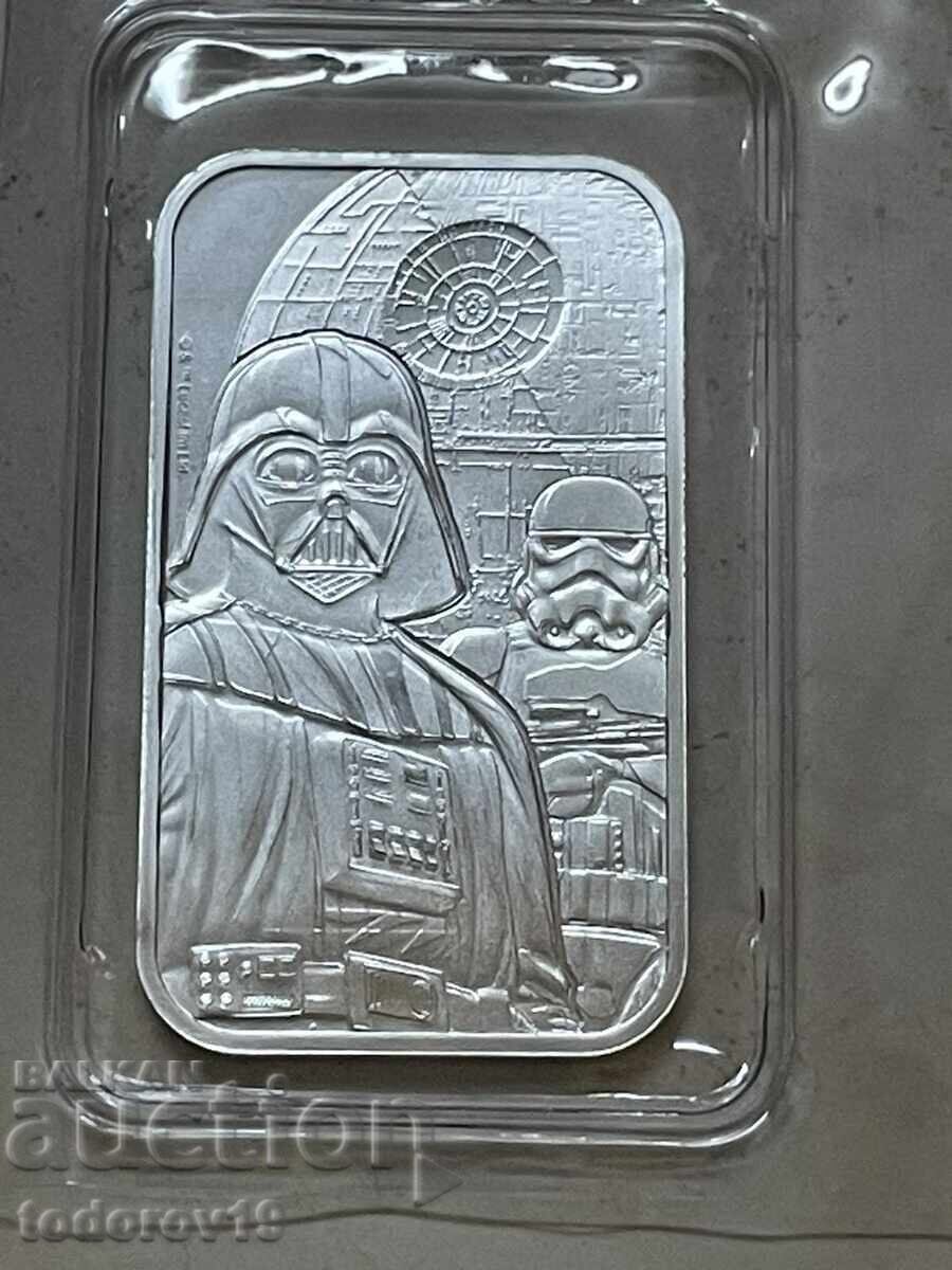 Аукцион Сребро 1 oz   Кюлче Междузвездни войни - Тъмната страна