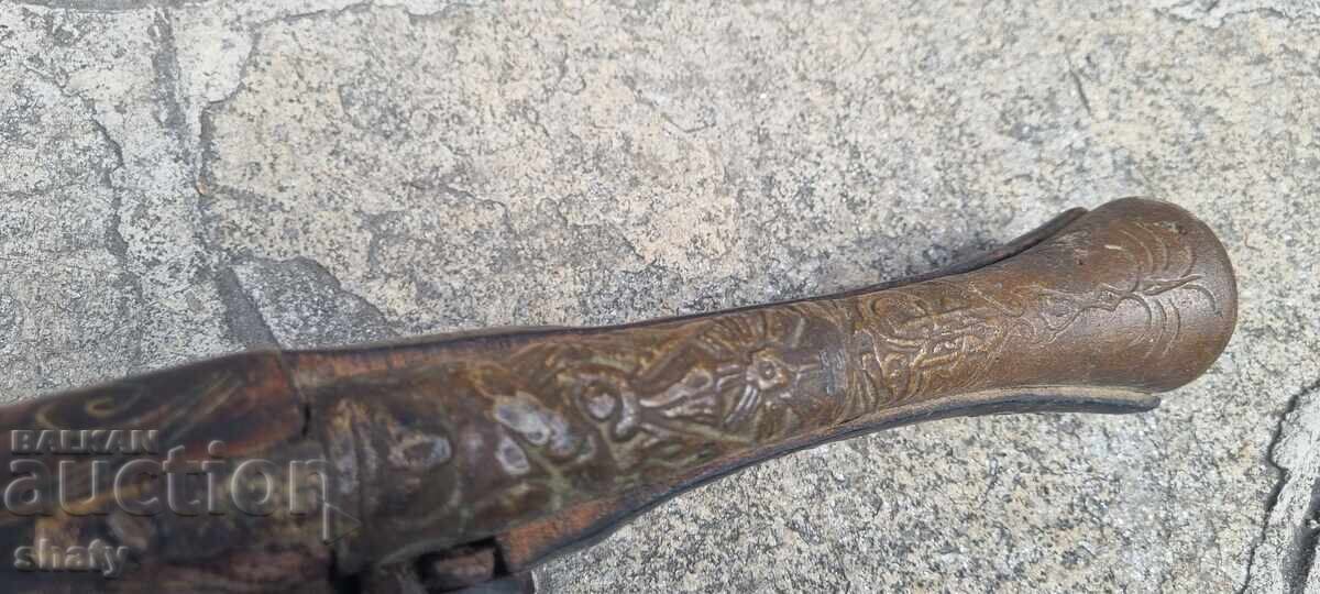 Pistol vechi cu cremene. Trombon - 5