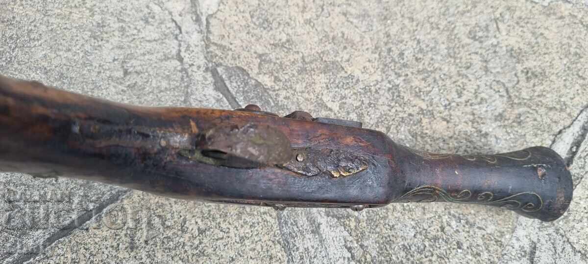 Pistol vechi cu cremene. Trombon - 7