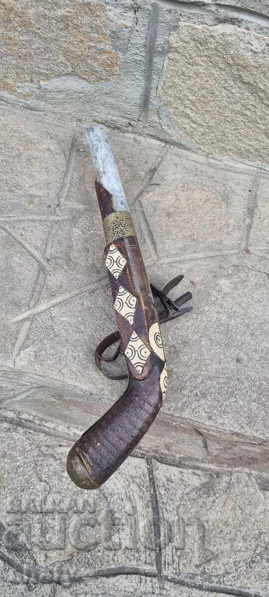 Old flintlock pistol - 5