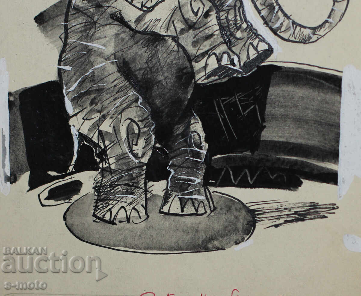 Iliya Goshev Ink / Tempera Painting Illustration - 6 Iliya Goshev Ink / Tempera Painting Illustration - 6